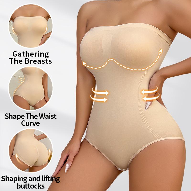 Plus Size High Compression Full Body Shaper, Strong Tummy Control Slimming Bodysuit for Women