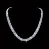 Chic Stylish Braidal Jewelry Sets High End Crystalline Zirconia Women Nuptial Wedding Occasion Earrings Pendant Necklace Set Engagement Color