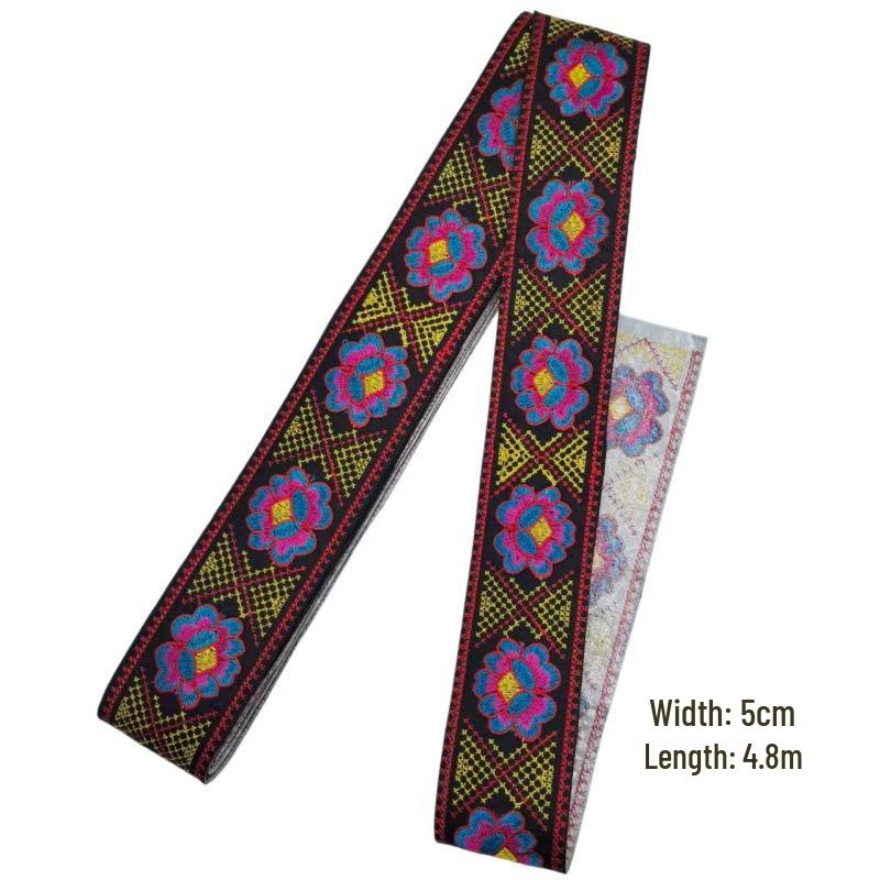 Ethnic Embroidery Lace Flowers for Clothing Decoration