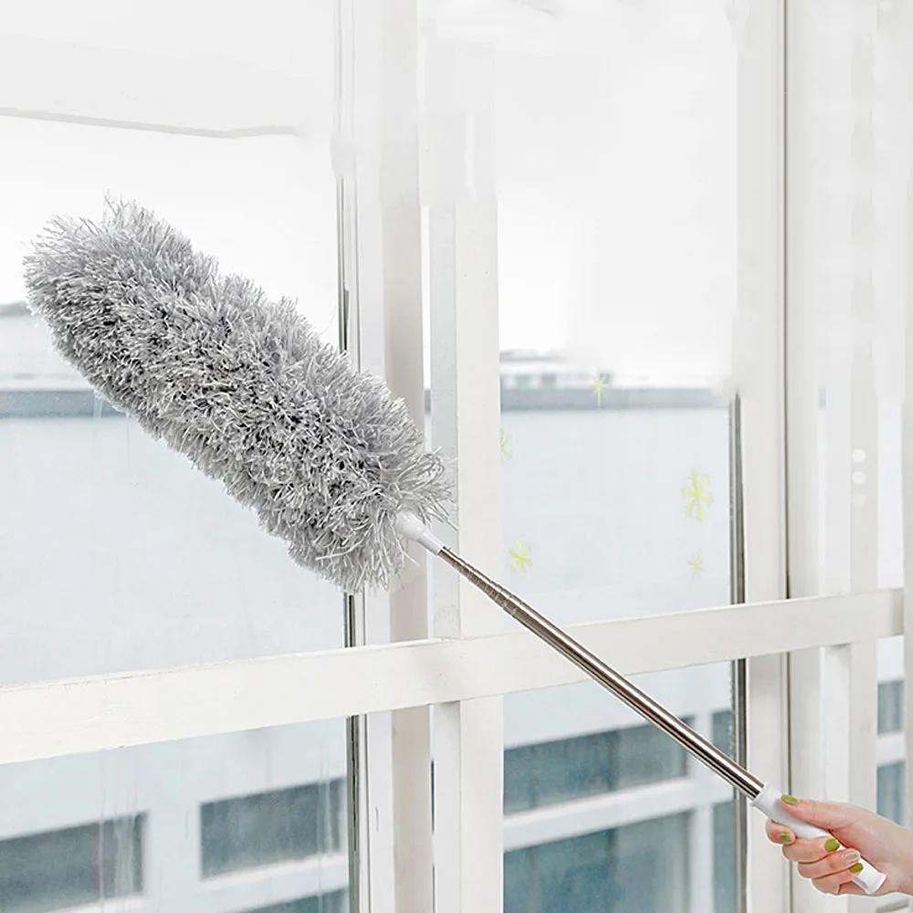 Chicken Feather Duster, Household Ultra Long Dust Remover, Household Cleaning and Sweeping Dust Duster, Extendable Pole