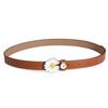 Daisy Buckle Belt Women Imitation Leather Alloy Buckle Belt New Belt Leisure Jeans Fashion Dress Women Belt