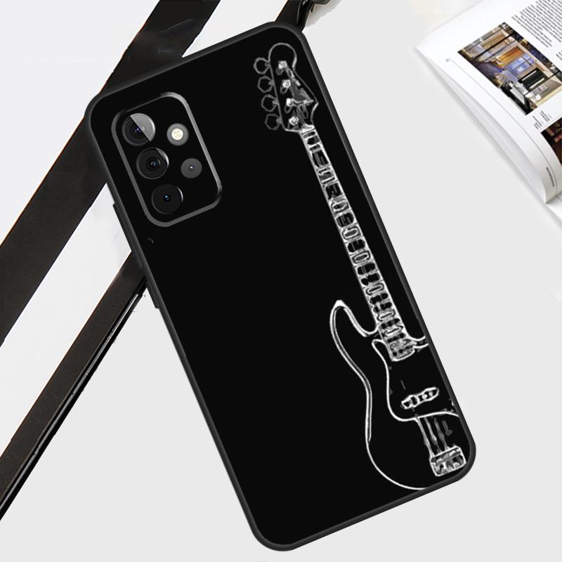 Guitar Instrument Music Case For Samsung Galaxy A56 A36 A26 A16 A06 A54 A34 A14 A12 A22 A32 A52 A13 A53 A15 A35 A55