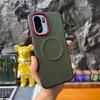 Magnetic Nylon Woven Case For OnePlus ACE 6 Ultra 6T ACE 5 Pro 13 13T 13R 13S 15 15R Turbo 6 Metal Buttons Matte Leather Cover