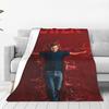 Flannel Throw Blanket Dexter Morgan Movies Warm Plush Blankets Soft Bedspread for Bed Living room Home Travel Sofa