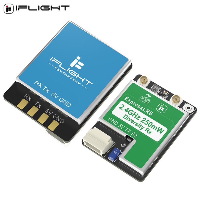 IFlight 2.4GHz/900MHz ExpressLRS ELRS Gerçek Çeşitlilik Alıcısı Çift Antenli Çeşitlilik Uzun Menzilli Alıcı