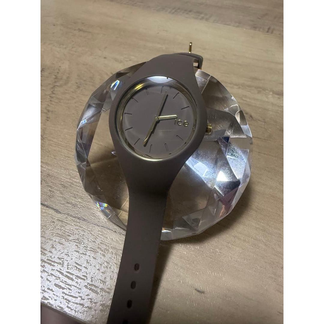 Used ice watch greige silicone watch