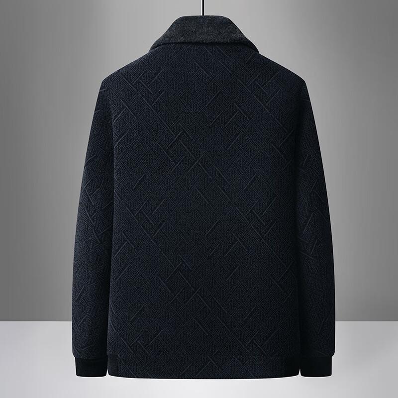 Men's Thick Fleece-Lined Chenille Winter Jacket