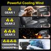 130/150,000RPM Turbo Jet Fan RV Accessories Air Duster Strong Blowing Pocket Pump Air Blower Forest Camping Mat Pump BBQ Tools