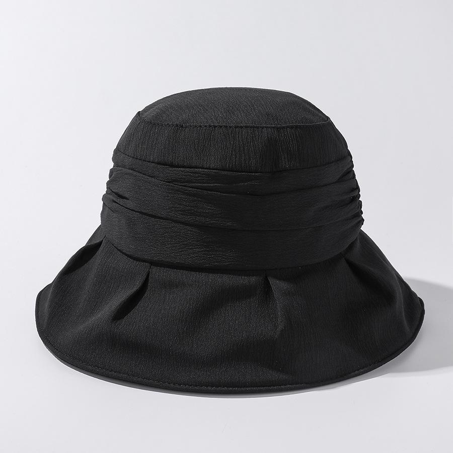 

Versatile Style Hat Solid Color Sweet Womens Sunbonnet Fishermans Hatscaps чорний