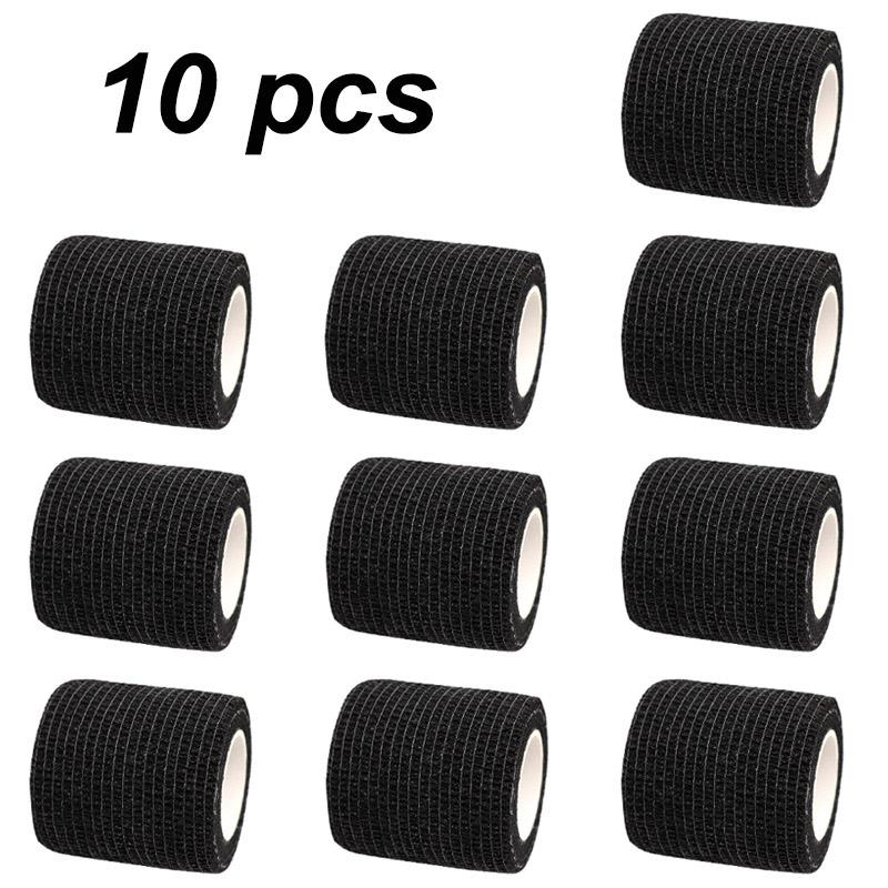 10 Rolls Self Adhesive Elastic Sports Bandage Wrap for Joints Limbs Pet Protection Athletic Injury Tape Compression Strap