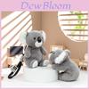 Portachiavi Giocattolo Peluche Koala Portatile con Morbido Pelo Corto per Bambini e Regali