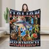 Italian Brainrot Tralalelo Tralala Tung Tung Tung Sahur Meme  Fleece Blanket Throw Blanket for Bed Sofa Couch Plush Thin Quilt