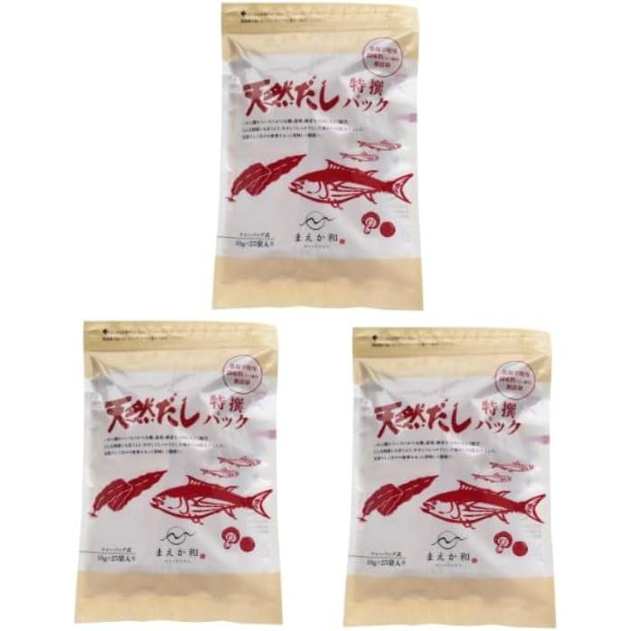 Maekawa Taste Natural Dashi Pack Special Selection 10g x 25P x 3 Set Bon Marche Original