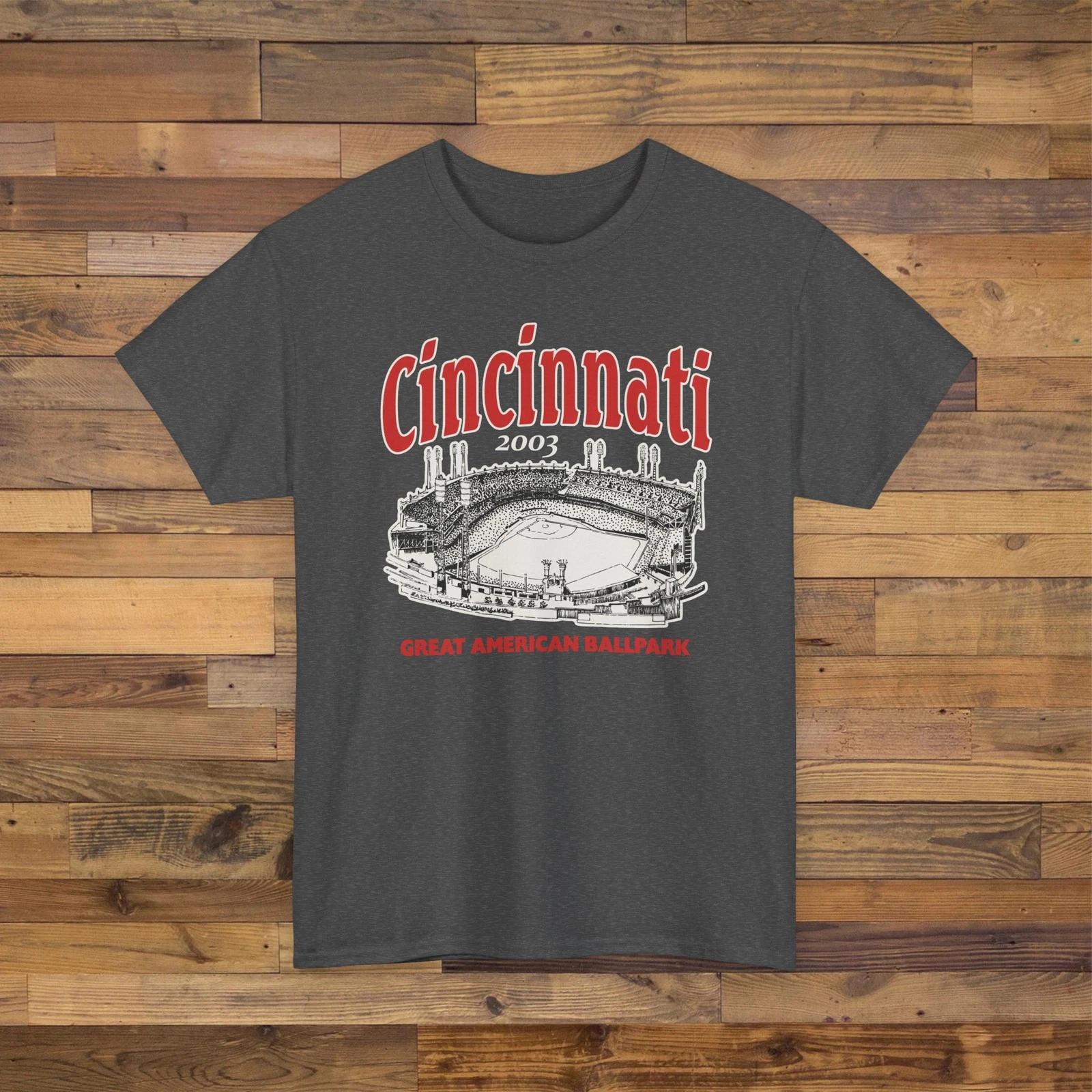 Great American 2003 Ballpark Vintage T shirt - Cincinnati Reds Baseball S