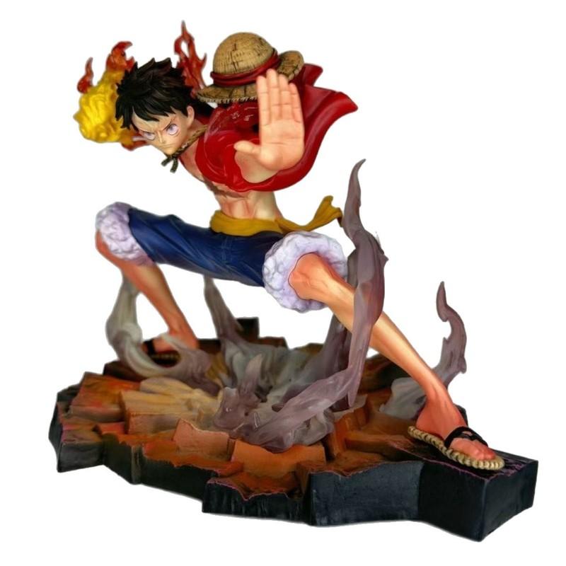 One Piece Luffy GK Statue Manga One Pieces Action Figure 18cm Figurine Anime Peripheral Collectible Model Figuras Gift for Fans