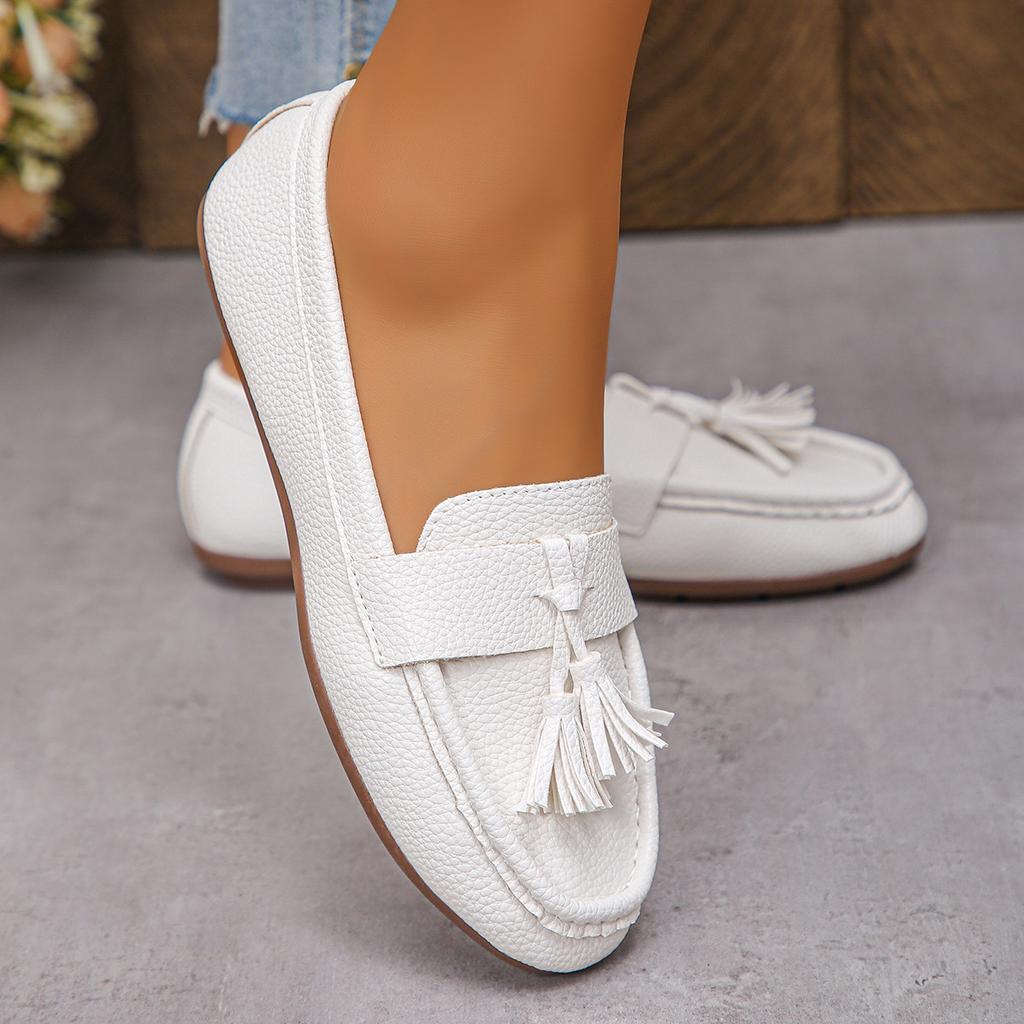Plus Size Shoes for Women 36-43 Spring Summer Women Slip On Platform Round Toe Comfortable Non-slip Flats Zapatos De Mujer