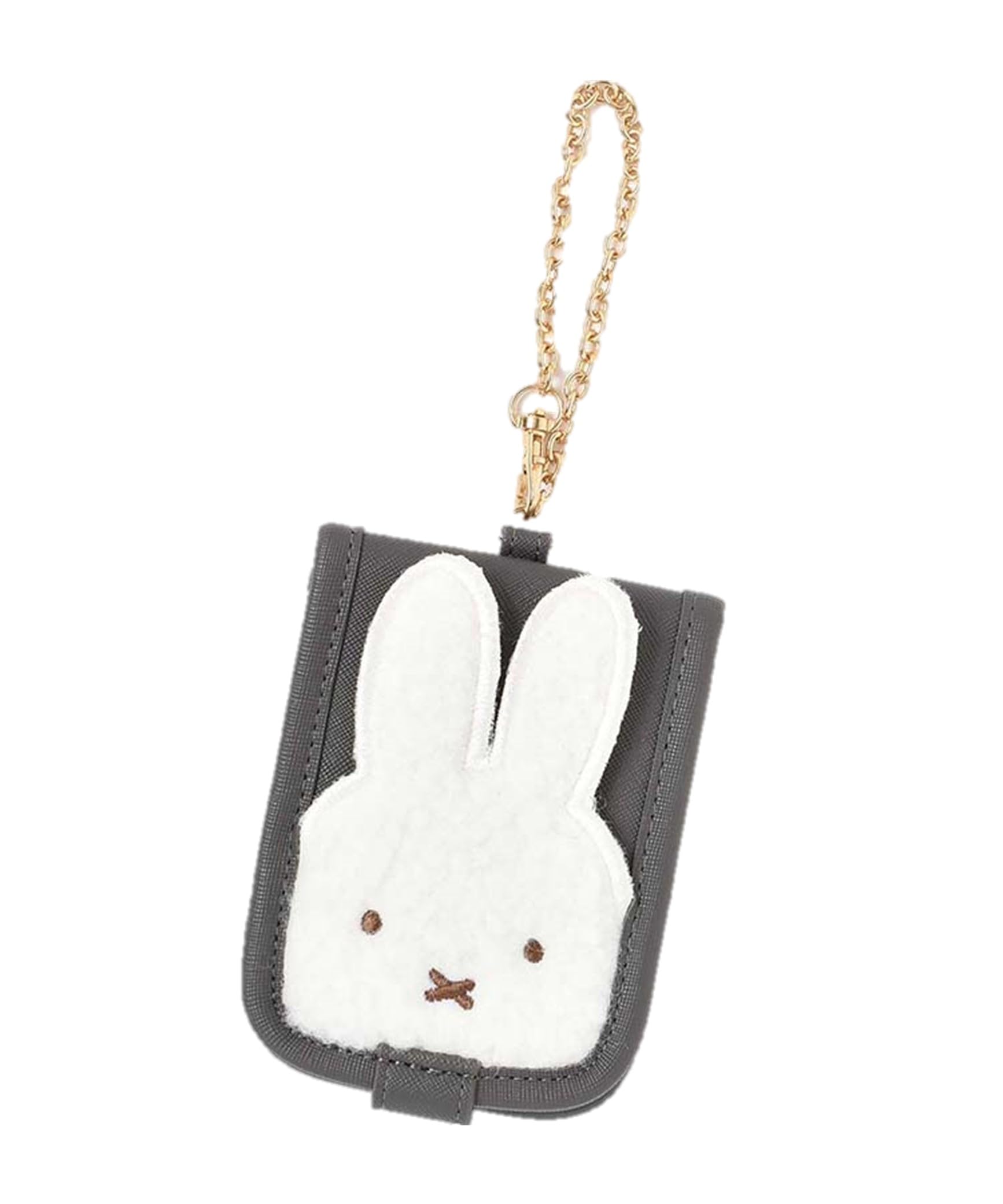 

Миффи Бруна Боа Чехол для проездного и держатель для карт с аппликацией (Серый)