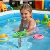 Floating Pool Temperature Gauge Crocodile Shape Floating Water Monitoring Tool Children Bath Temperature Gauge for Pool Outdoor