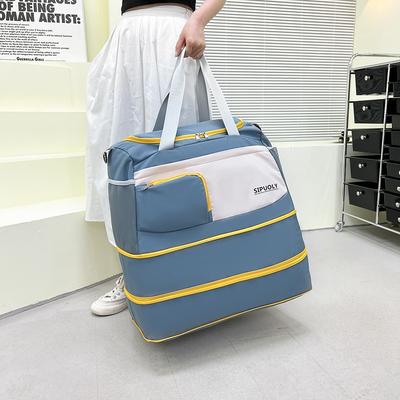 New Large-capacity Fitness Bag Dry and Wet Separation Training Sports Bag Hand Luggage Bag Waterproof Travel Bag Men and Women