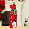 Snowman Wine Bottle Cover Santa Champagne Gifts Bags Fashion Xmas Wine Bag  Champagne