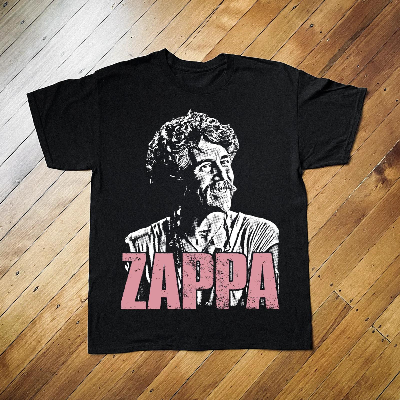 Frank ZAPPA Short Sleeve Cotton Black T Shirt UR578 XXXL