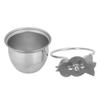 Stainless Steel Parrot Food and Water Coop Cup Bird Feeding Dish Feeder with Clamp