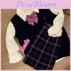 Uniform Skirt With Plaid Pattern For Teen Girls Casual Japanese Style