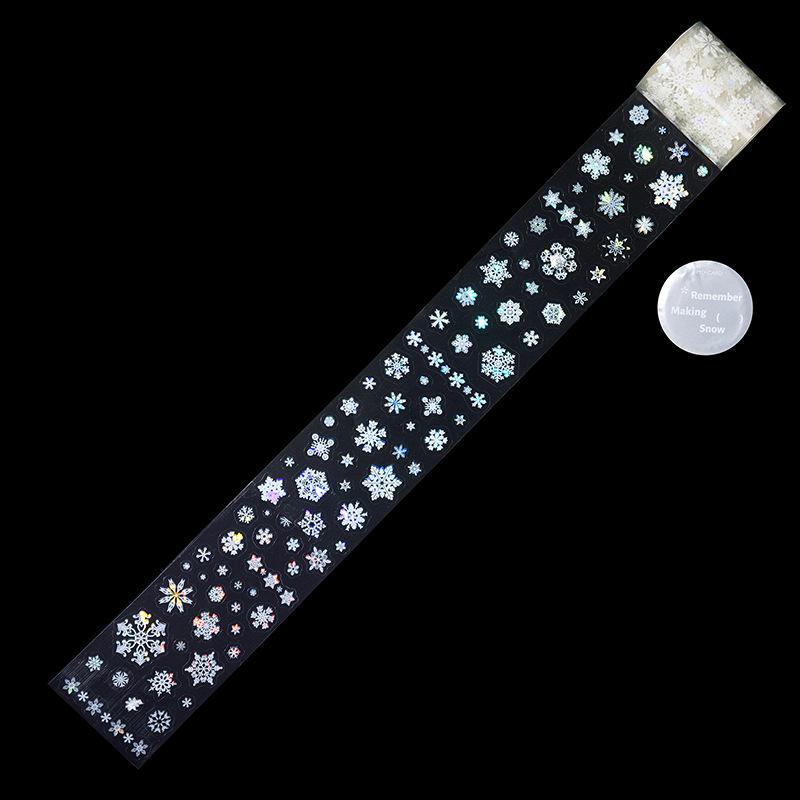 laser Transparent Bubble theme tape Sticker Decorative Scrapbooking Diary Album Junk Journal Supplies