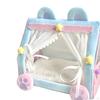 Doll Tent Bed Miniature Furniture,Comfort,Desktop Ornament for 10cm Dolls Pretend Play Portable Cute