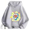 Boys Girls Casual Hoodie Doraemon Cartoon Fashion Streetwear Autumn Winter Outdoor Wear