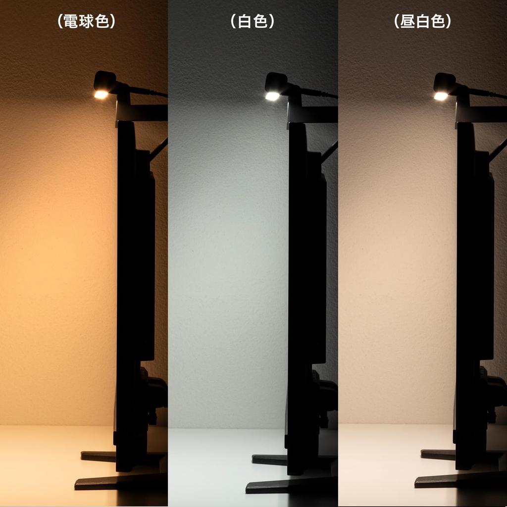 Sanwa Supply Monitor Light sensor (with ON/OFF function) LED-CLP5UBK