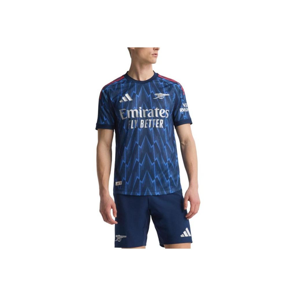 Adidas Arsenal SS25 25/26 Away Authentic Player Version Slim Fit Round Neck Fashion Sports Short Sleeve Football Shirt Men Tops JI9510
