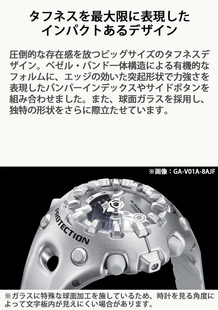 Casio G-Shock Watch [Official Japanese Product] GA-V01-2AJF / -V01-9AJF Men's Yellow / Purple