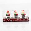 Christmas Candles Santa Snowman Candles Party Wedding Festival Decoration 3PC