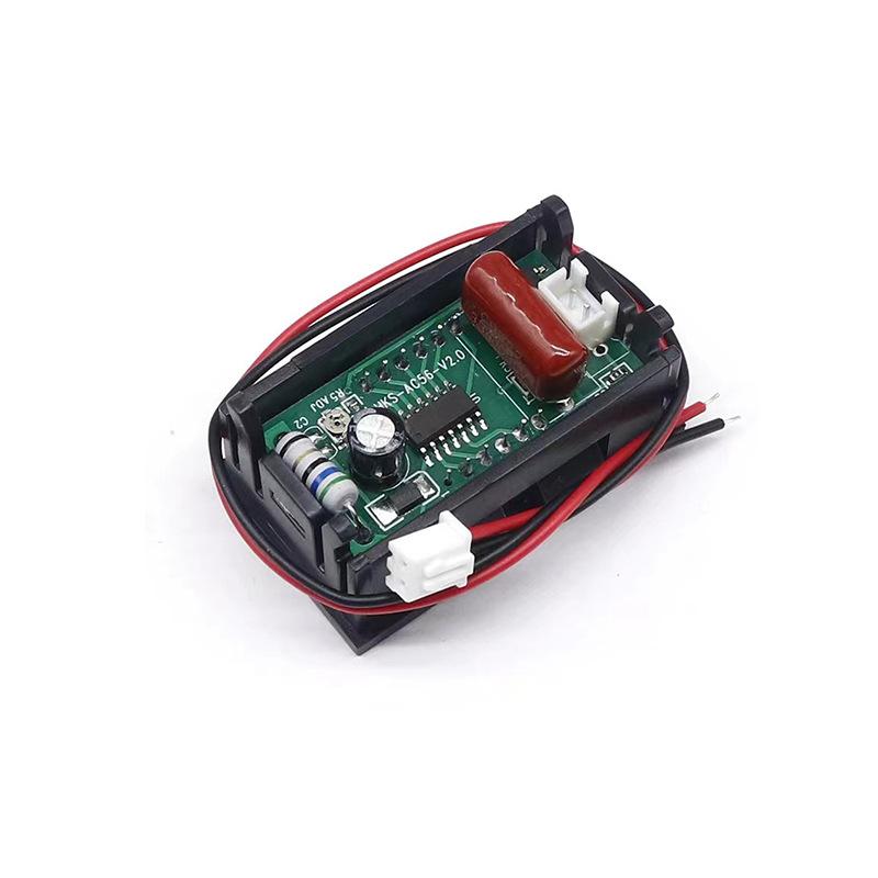 220V/380V Two-Wire AC Voltmeter | Industrial LED Display Voltage Tester | Electrical Measuring Instrument