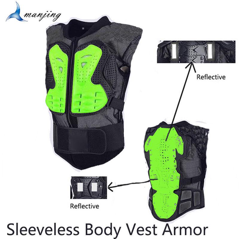 3 Farben Motorrad Körper Rückenpanzer Weste Off Road Rollschuhlaufen Roller Wirbelsäule Brustschutz Netz Kleidungsschutz