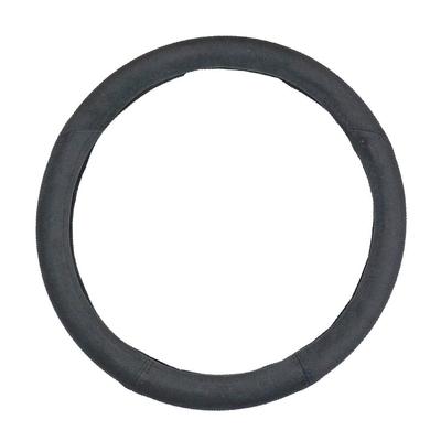 SKT Industries Suede Touch Steering Wheel Cover SKT-STHC-01 [Black/Black/S]