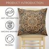 Vikama Persian Rug Pattern, All-Season Pillow Covers, Soft-To-The-Touch Cushion Covers, Suitable For Beds And Home Decor