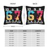 Six Seven 67 Meme Happy New Year Pillow Case  Novelty Pillow Cover Print Pillowcases For Chair Sofa Home Decor