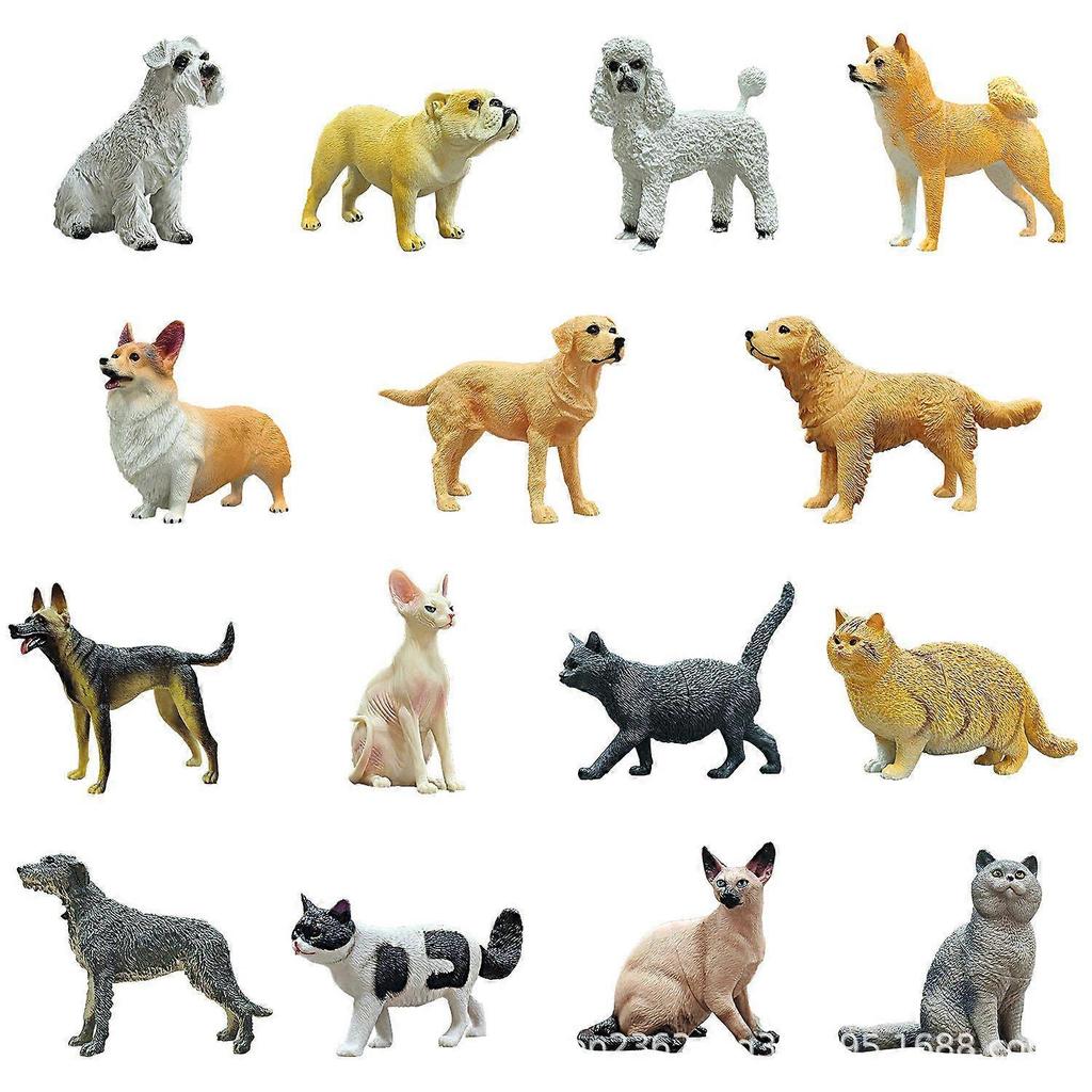Farm Animals Toy Set, 12 Realistic Small Animal Figurines with Pets, Livestock, Poultry for Kids Ages 3+, Educational Learning Playset for Toddlers Bo