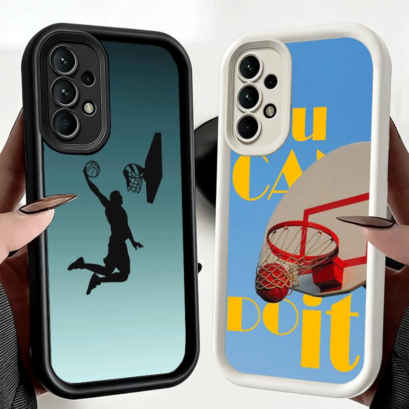 Phone Case for Samsung Galaxy A17 A16 A15 A14 A13 Basketball Sports Aesthetics A56 A36 A26 A55 A35 A25 A54 A34 A24 A53 A33 A23 A