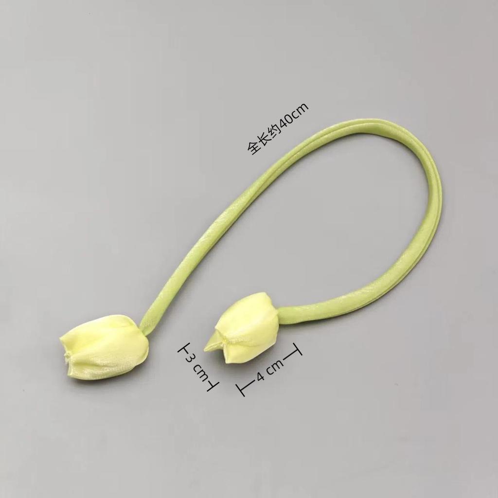 Langes Band Doppelseitig Blütenknospe Tulpe DIY Ornamente Kopfschmuck & Vorhang Zubehör
