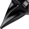 Black Spike Front Twisted Axle Nut Covers Axle Caps Compatible for Harley Touring Softail Dyna Street Glide Road King Road Glide
