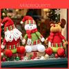 Christmas Plush Decorations With Snowman Santa Reindeer For Home Holiday Decor