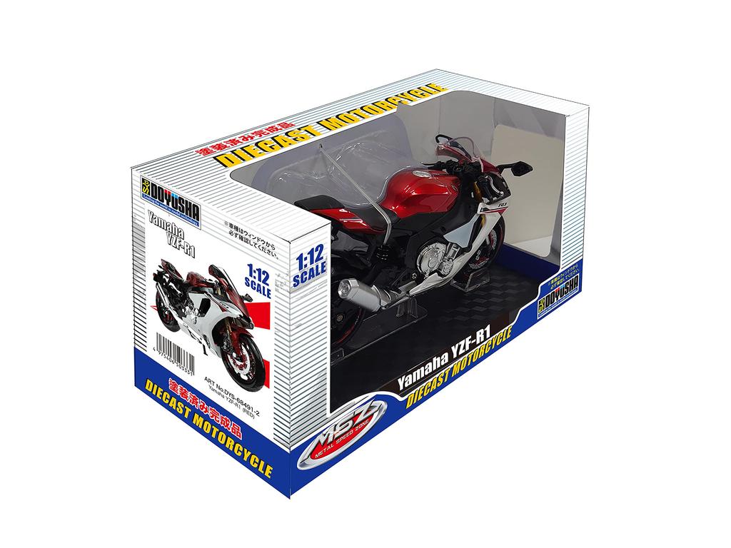 DOYUSHA Diecast Motorcycle Scale Yamaha Red Finished Product 1/12 YZF-R1