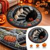 3D Effect Halloween Round Velvet Area for Indoor Decor