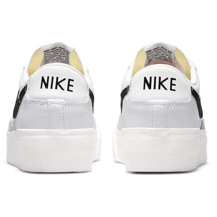 New Nike Blazer Low Platform White Black Women's DJ0292-101