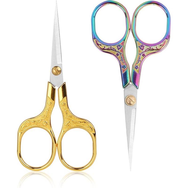 2/1PCS Stainless Steel Vintage Scissors Sewing Fabric Cutter Embroidery Scissors Tailor Scissor Thread Scissor Tools for Sewing Shears