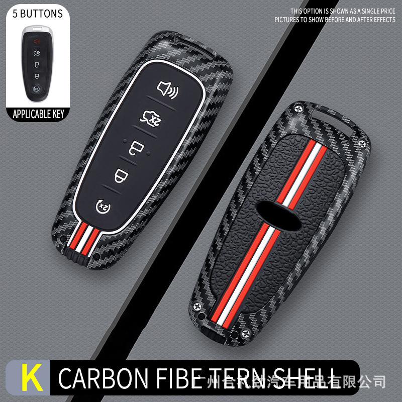 

Styling Mouldings Car Key Case for Lincoln MKS MKT MKX MKZ Navigator Car Key Shell Cover Fob For Ford Escape Focus Taurus Flex E