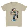Magliette da Uomo The Twins Of Gambler Gomer Goof Gastone Lagaffe Abbigliamento in Puro Cotone Maglietta Fresca Girocollo Idea Regalo Maglietta